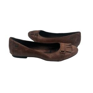 Born Brown Halia Ballet Flats Size 7 Women's